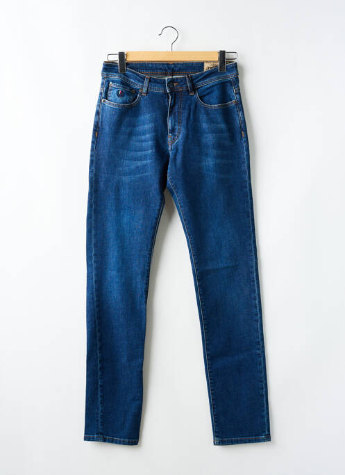 Jeans coupe slim stretch taille normale bleu LA SQUADRA homme