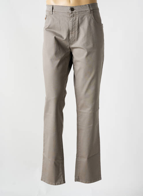 Pantalon chino marron LCDN pour homme