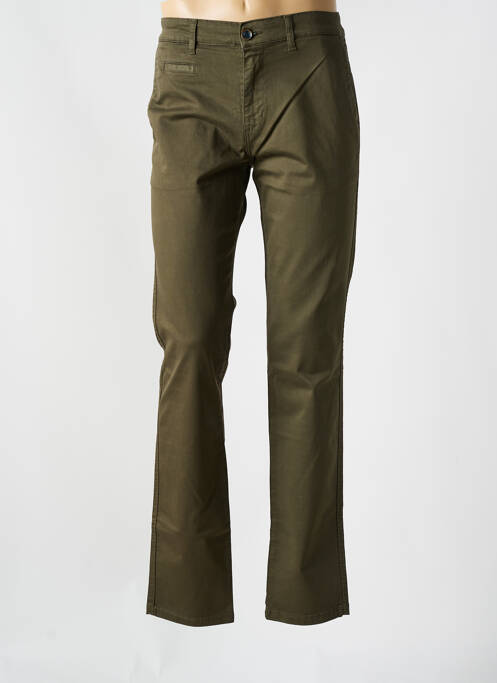 Pantalon chino vert YELLOW SKIN pour homme