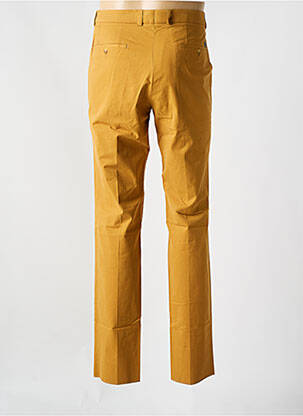 Pantalon chino fermeture zippée sous rabat avec crochet taille normale marron ARENA homme