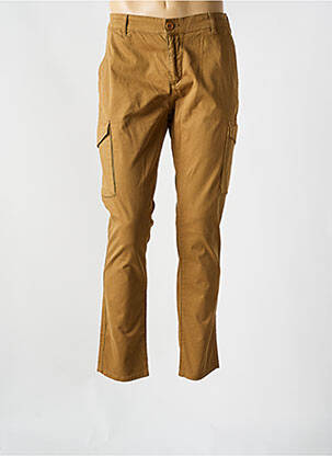 Pantalon chino stretch taille normale marron BENSON & CHERRY homme