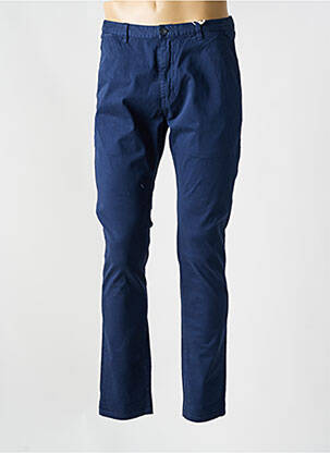 Pantalon chino stretch taille normale bleu DEELUXE homme