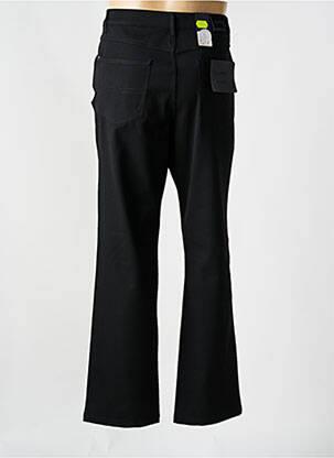 Pantalon droit stretch taille normale noir GIANNI MARCO homme