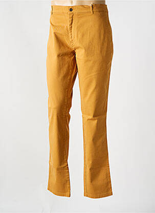 Pantalon chino stretch taille normale jaune LA SQUADRA homme