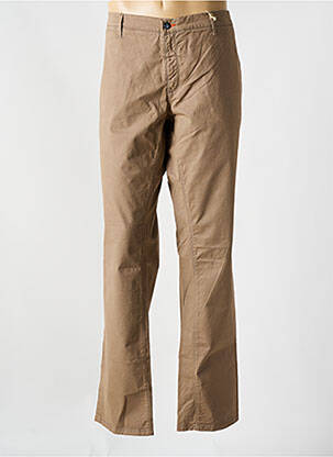 Pantalon chino stretch taille normale beige LA SQUADRA homme