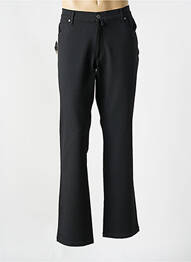 Pantalon droit stretch taille normale noir GIANNI MARCO homme