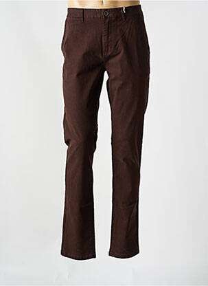 Pantalon chino marron LA SQUADRA pour homme