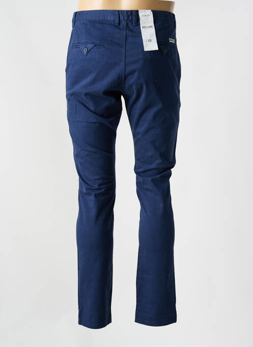 Pantalon chino stretch taille normale bleu DEELUXE homme
