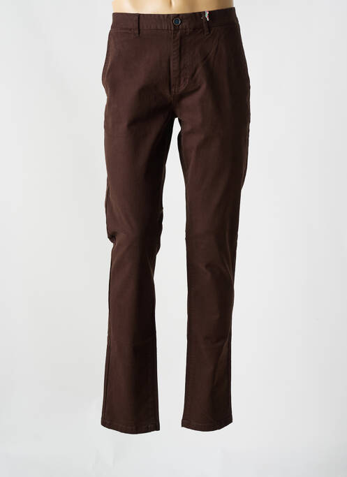 Pantalon chino marron LA SQUADRA pour homme