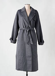 Manteau long coupe cintrée sans capuche gris TOM TAILOR femme