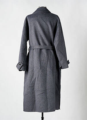 Manteau long coupe cintrée sans capuche gris TOM TAILOR femme
