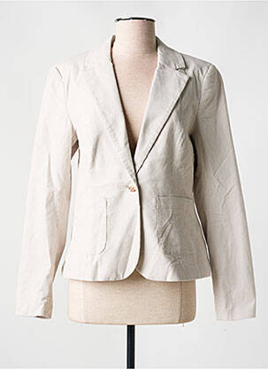 Blazer poches beige TOM TAILOR femme