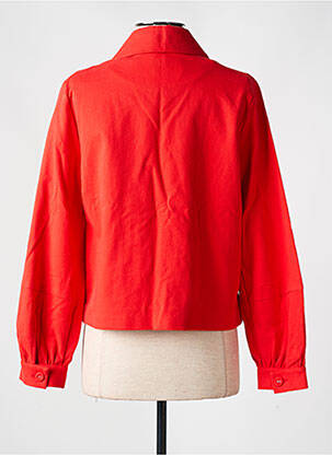 Veste casual coupe droite rouge I.CODE (By IKKS) femme
