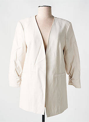 Veste chic col v beige STREET ONE femme