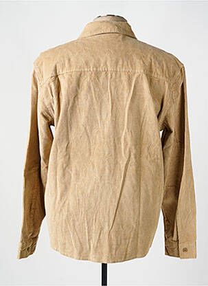 Chemisier coupe cintrée manches longues beige DEELUXE femme