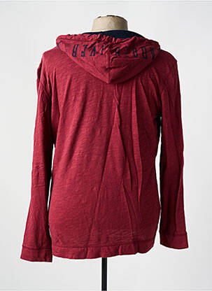 Pull col v manches longues rouge TOM TAILOR homme