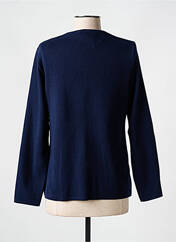 Gilet manches longues bleu ELEANE pour femme seconde vue