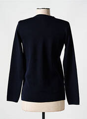 Gilet manches longues bleu ELEANE pour femme seconde vue