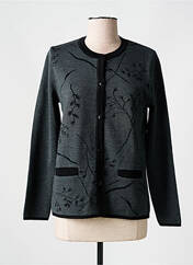 Gilet manches longues gris ELEANE pour femme seconde vue