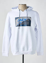 Sweat-shirt à capuche blanc JACK & JONES pour homme seconde vue