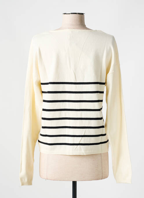 Gilet manches longues coupe cintrée beige LPB femme