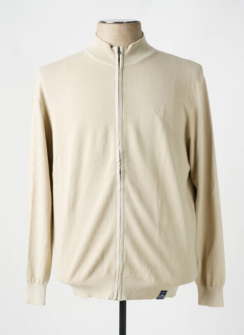 Gilet manches longues beige LA SQUADRA pour homme