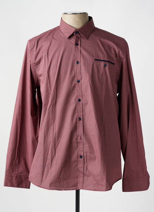 Chemise manches longues rouge BENSON & CHERRY homme