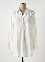 Tunique manches longues col chemisier blanc TOM TAILOR femme