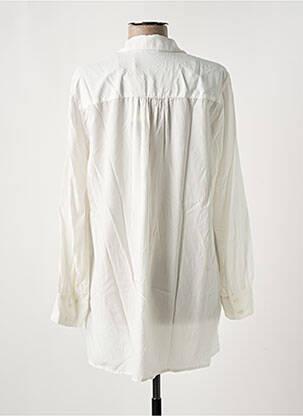 Tunique manches longues col chemisier blanc TOM TAILOR femme