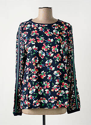 Blouse imprimé fleurs manches longues bleu CECIL femme