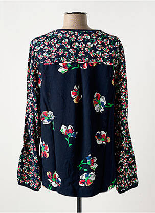 Blouse imprimé fleurs manches longues bleu CECIL femme