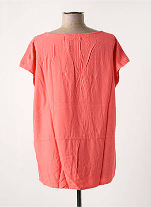 Blouse légère et transparente manches courtes orange CECIL femme