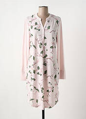 Chemise de nuit rose CHERIE LINE pour femme seconde vue