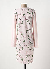 Chemise de nuit rose CHERIE LINE pour femme seconde vue