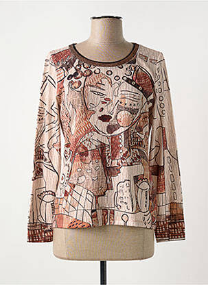 T-shirt beige KALISSON pour femme