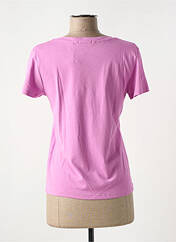 T-shirt rose TOM TAILOR pour femme seconde vue