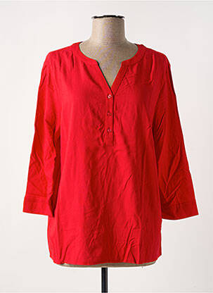 Tunique manches longues rouge CECIL pour femme