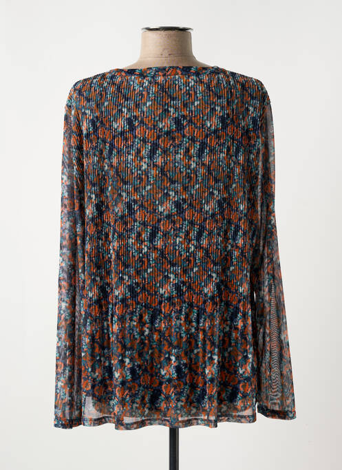 Tunique manches longues fermeture boutonnée sur le devant bleu TOM TAILOR femme