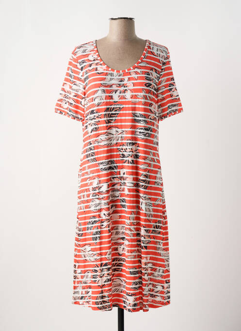 Chemise de nuit orange RINGELLA pour femme