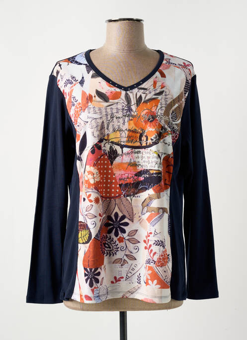 T-shirt bleu BAGORAZ pour femme