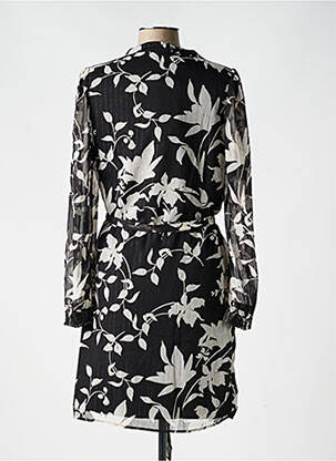 Robe courte coupe fluide manches longues noir LPB LES PETITES BOMBES  femme