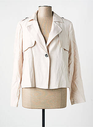 Veste casual col tailleur beige STREET ONE femme