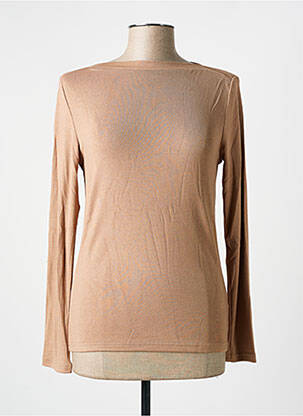 T-shirt manches longues manches longues marron GRACE & MILA femme