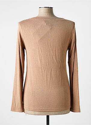 T-shirt manches longues manches longues marron GRACE & MILA femme