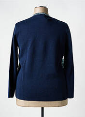 Gilet manches longues bleu ELEANE pour femme seconde vue