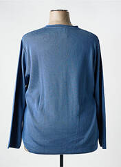 Gilet manches longues bleu ELEANE pour femme seconde vue