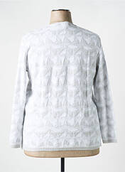 Gilet manches longues gris ELEANE pour femme seconde vue