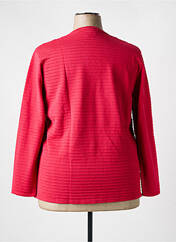 Gilet manches longues rouge ELEANE pour femme seconde vue