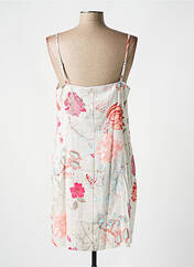 Robe courte beige CHERIE LINE pour femme seconde vue