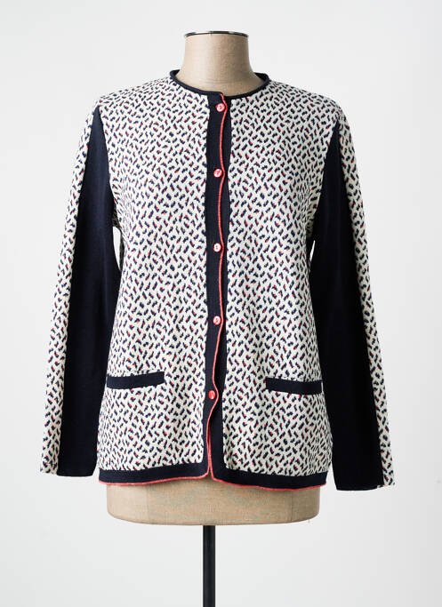 Gilet manches longues gris ELEANE pour femme